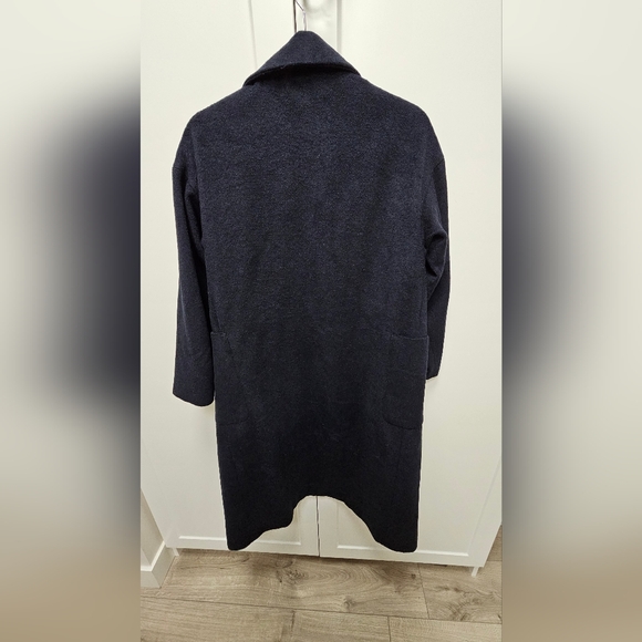 Topshop Navy Coat - Picture 2 of 5